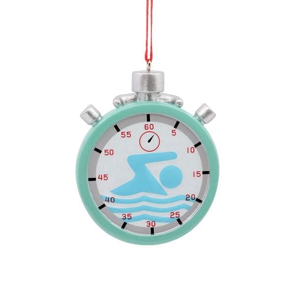 Swimming Stopwatch Ornament - Shelburne Country Store