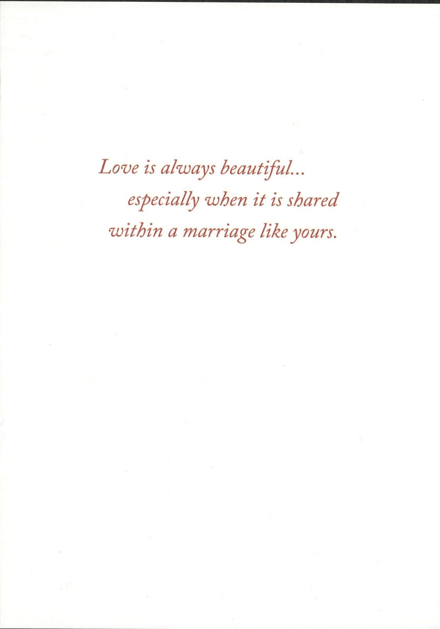 Anniversary Card - Love Is Always Beautiful - Shelburne Country Store