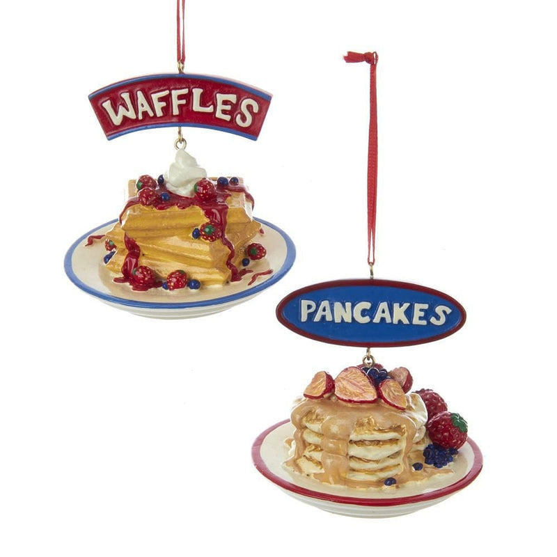 2.75 Inch Breakfast Ornament -  Waffles - Shelburne Country Store