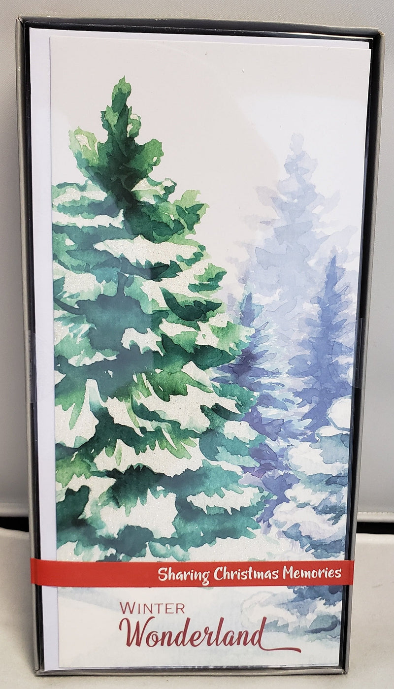Tall Traditions 18 Card Set - A Frosted Forest - Shelburne Country Store