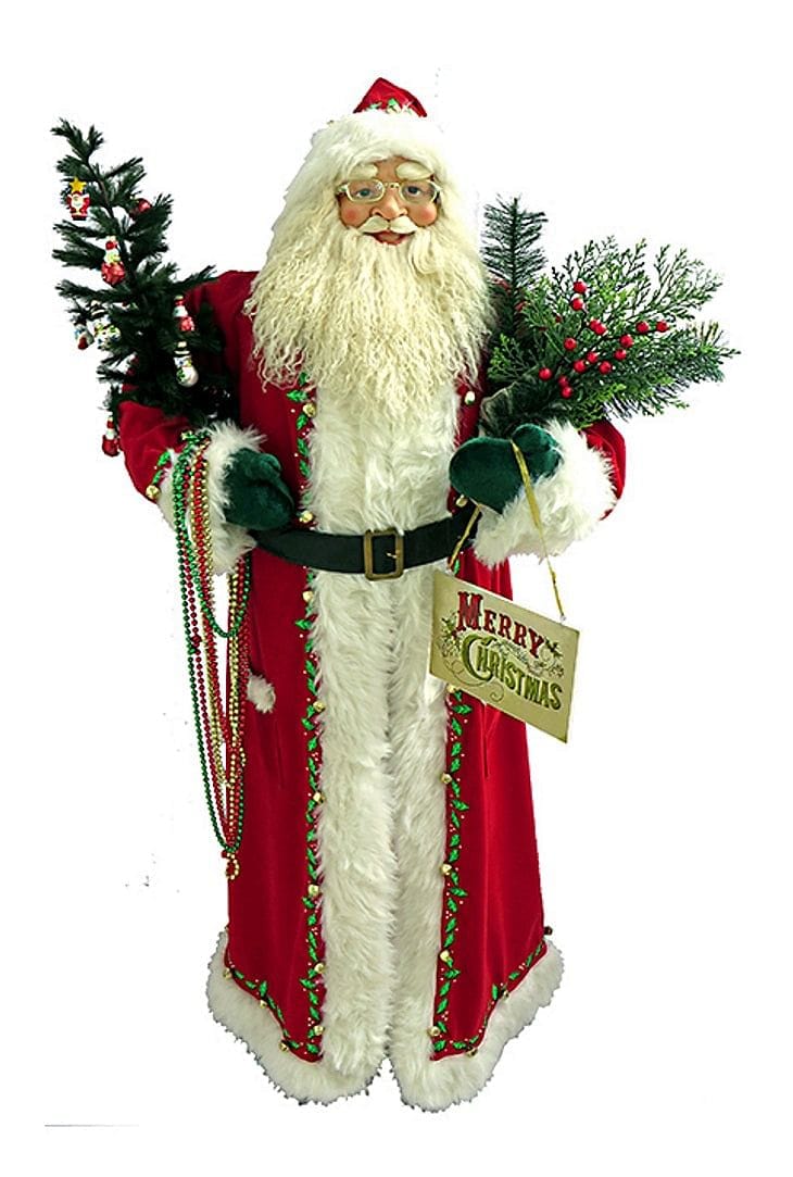60" Merry Christmas Santa Claus - Shelburne Country Store