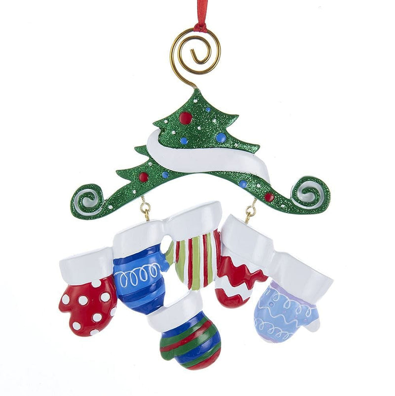 Dangling Mittens Family Ornament- - Shelburne Country Store