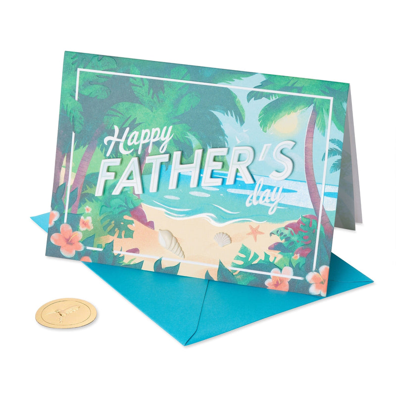 Tropical Paradise Father's Day Card - Shelburne Country Store