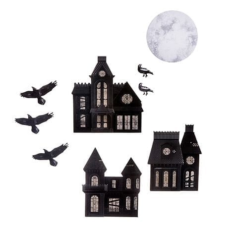 Martha Stewart Crafts Die-Cut Halloween Haunted House and Birds - Shelburne Country Store