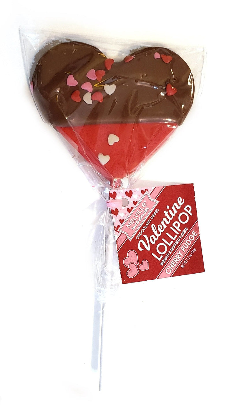 Chocolate Dipped Confetti Heart Lollipop - Shelburne Country Store