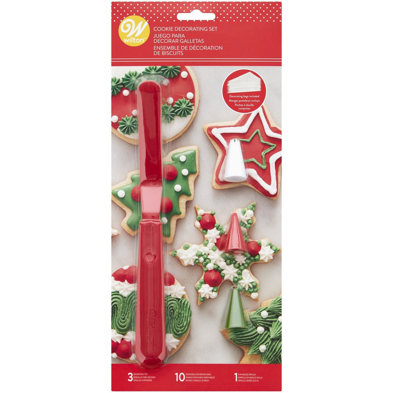 Wilton Spatula, Tip and Piping Bags Christmas Cookie Decorating Se - Shelburne Country Store