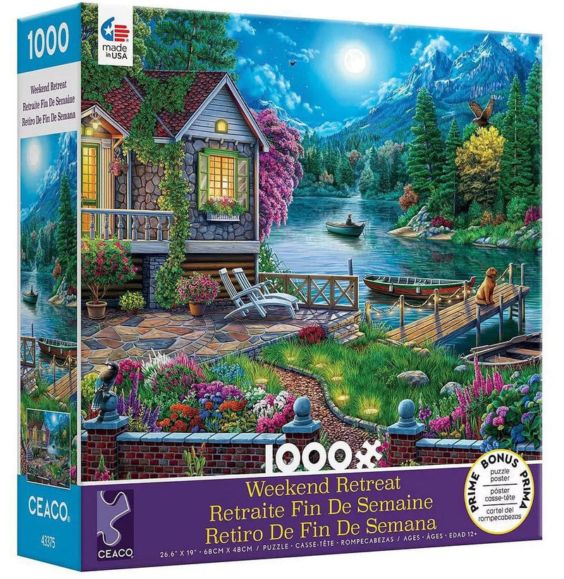 Weekend Retreat Lakehouse 1000 Piece Puzzle - Shelburne Country Store
