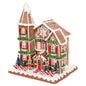 12 Inch Lighted LED Gingerbread Church - Shelburne Country Store