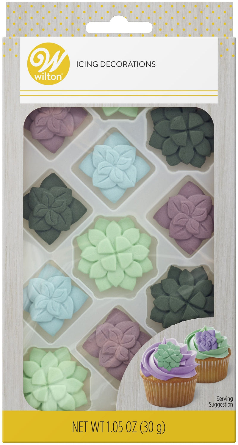 Succulent Royal Icing Decorations - Shelburne Country Store