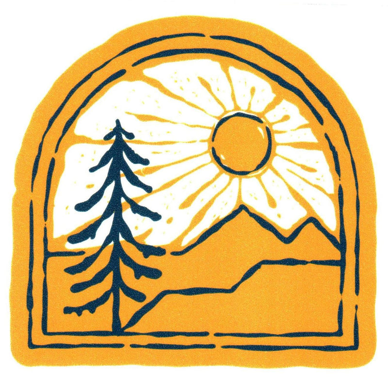 Yellow Mountain Arch Sticker - Shelburne Country Store