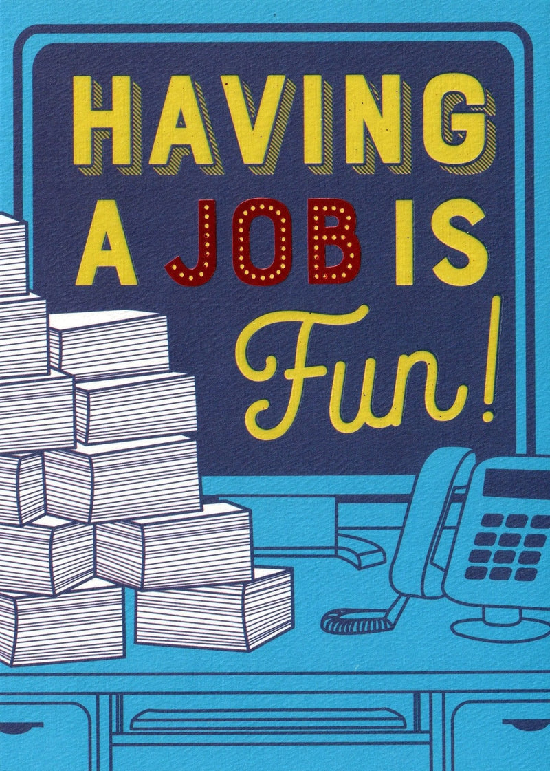 Job Fun Graduation Card - Shelburne Country Store