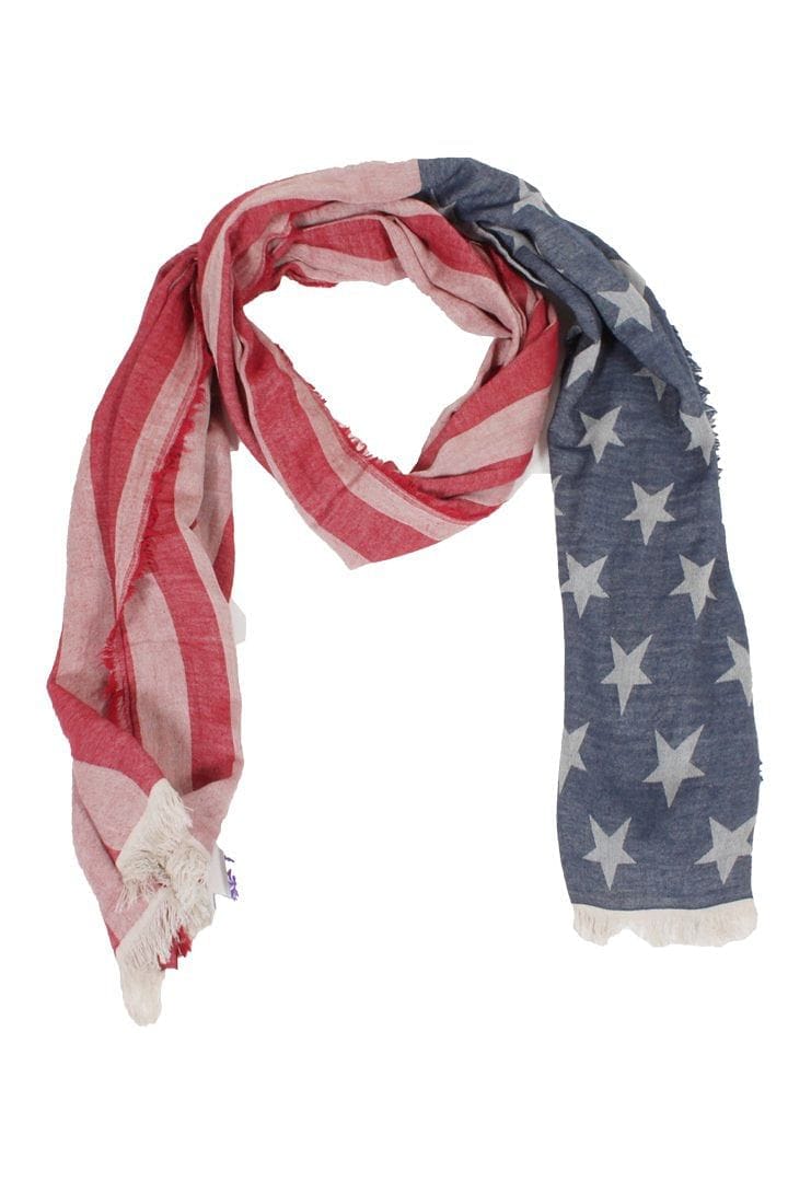 Yarn Dyed American Flag Scarf - Shelburne Country Store