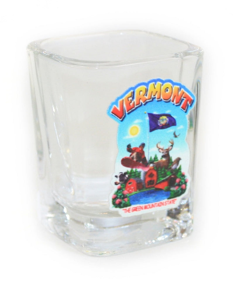 Vermont Montage Shot Glass - Shelburne Country Store