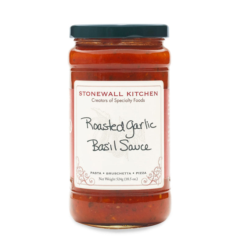 Stonewall Kitchen Roasted Garlic Basil Sauce - 18.5 oz jar - The Country Christmas Loft