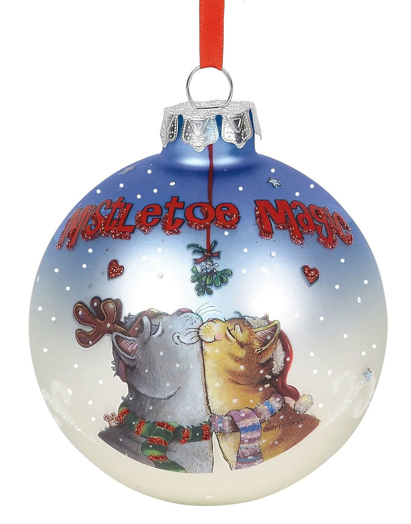 Mistletoe Magic Cat Ornament - Shelburne Country Store