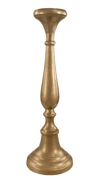 Brass Finish Candle Holder - Shelburne Country Store