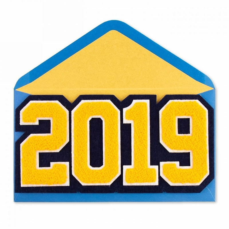 2019 Varsity Letters Graduation Card - Shelburne Country Store