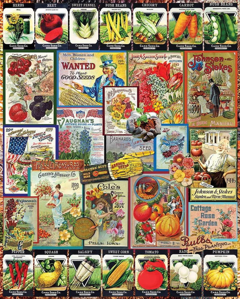 Garden Seeds - 1000 Piece Jigsaw Puzzle - Shelburne Country Store