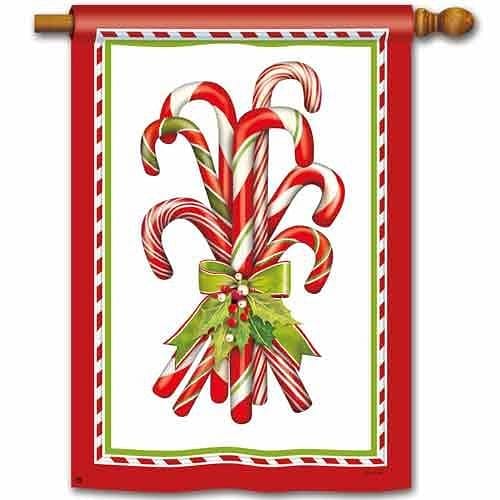 Candy Canes Flag - 28x40 - Shelburne Country Store