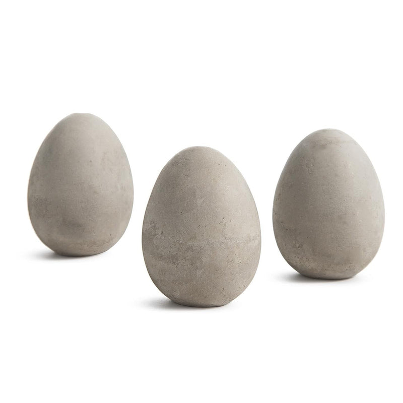 Cement Eggs: 1.75 x 2.25 inches, 3 pack - Shelburne Country Store