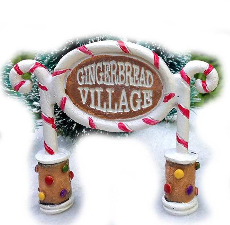 Mini World Gingerbread Lane Sign - - Shelburne Country Store