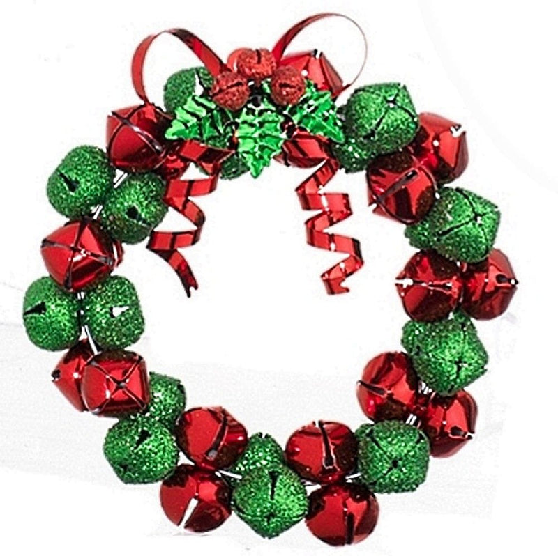 Metal Jingle Bell 4 Inch Wreath - - Shelburne Country Store