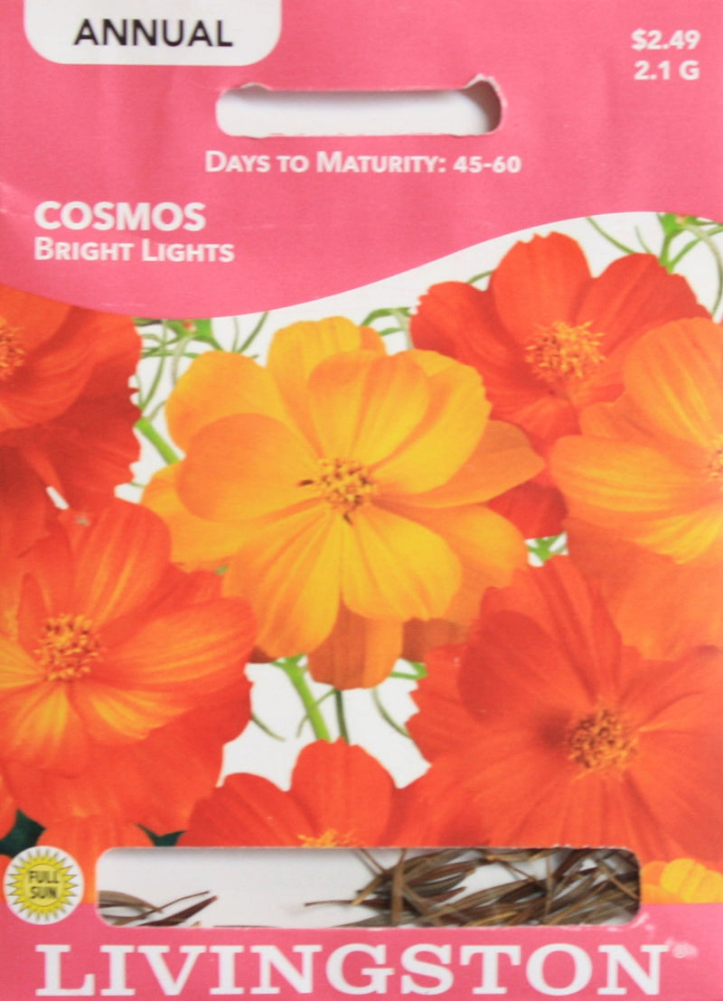Seed Packet - Cosmos - Bright Lights - Shelburne Country Store