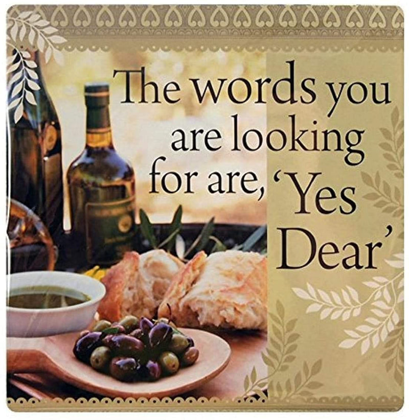 Sentiment Tea Towel - The words you are looking for are 'Yes Dear' - Shelburne Country Store