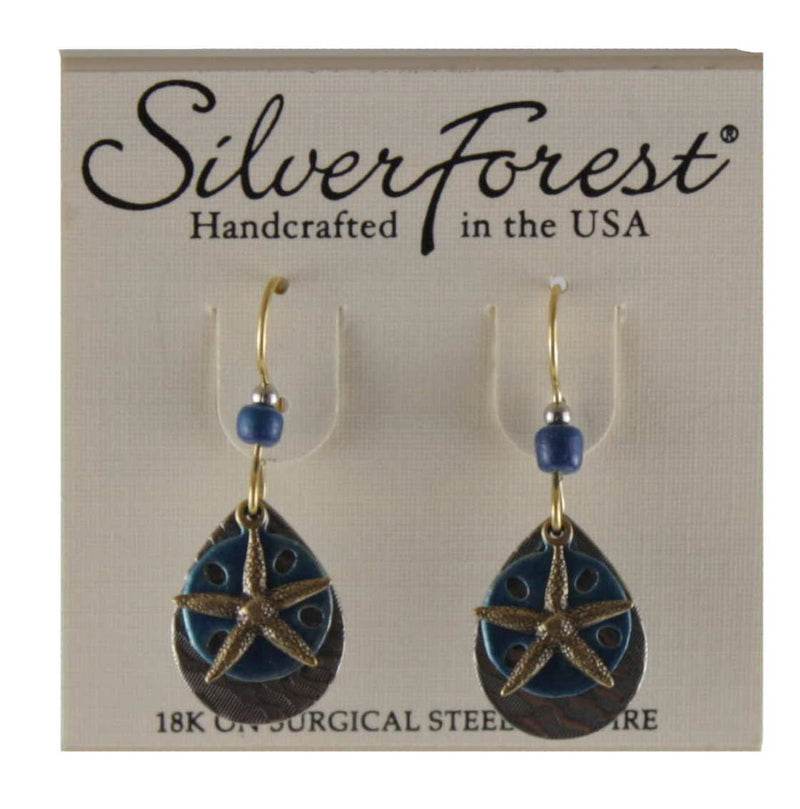 Starfish On Layers Earring - Shelburne Country Store