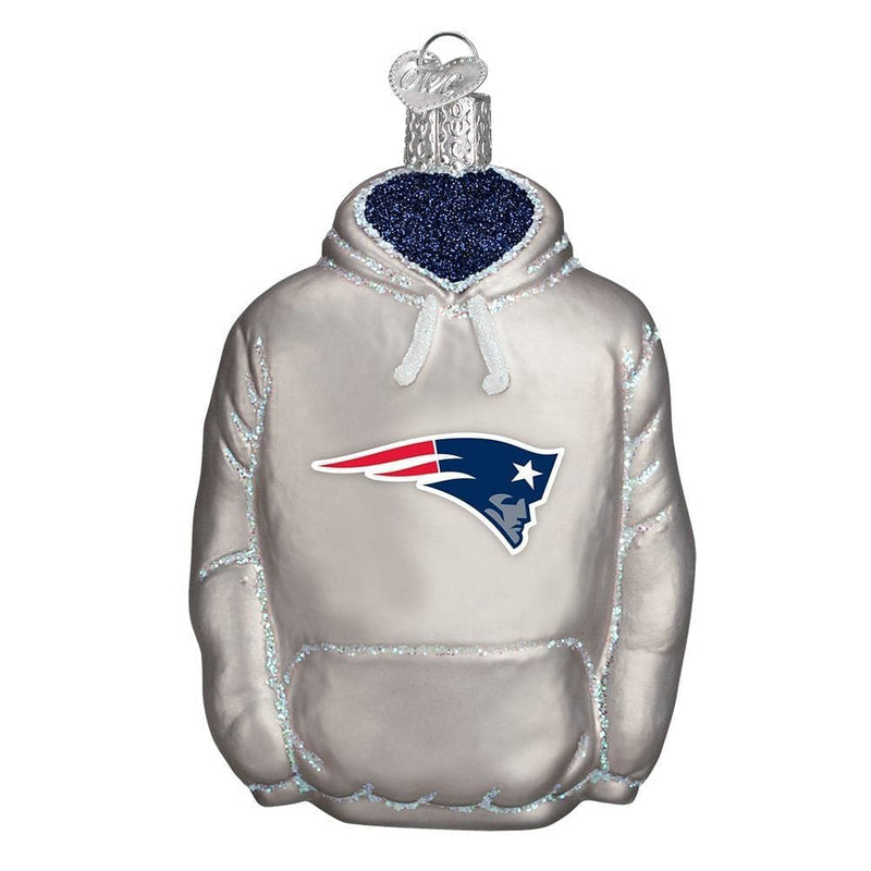 Old World Christmas Glass NFL Hoodie - Patriots - Shelburne Country Store