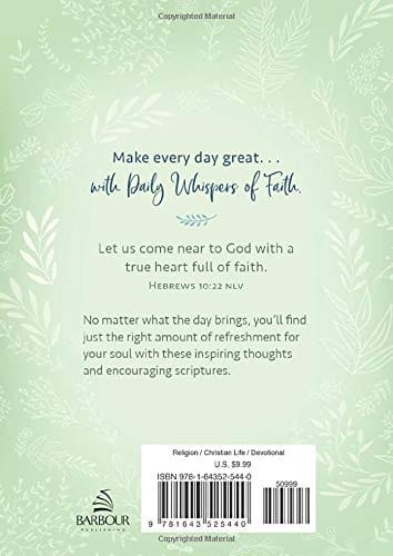 Daily Whispers of Faith: 365 Devotional Thoughts for Women - Shelburne Country Store