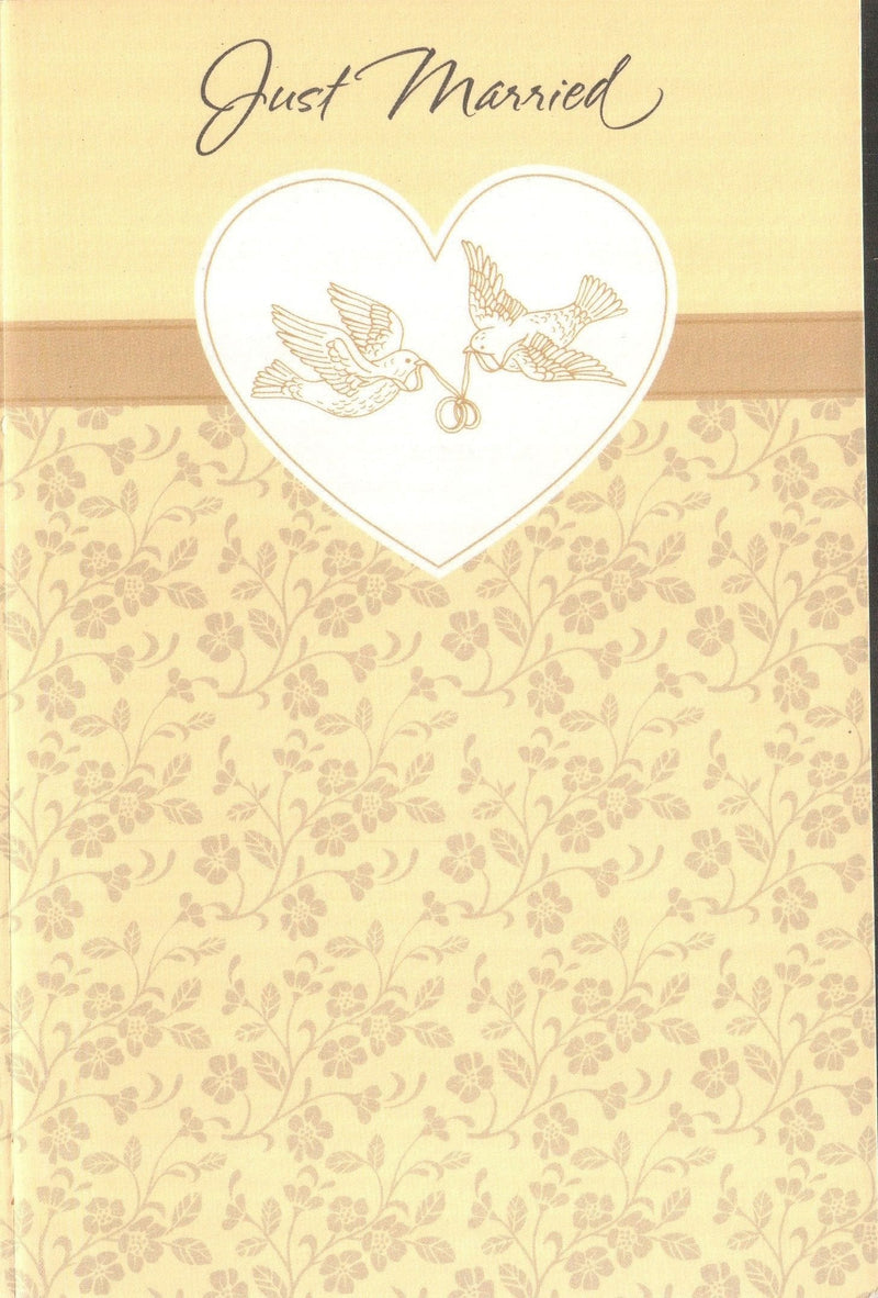 Wedding Card - Just Married Birds - Shelburne Country Store