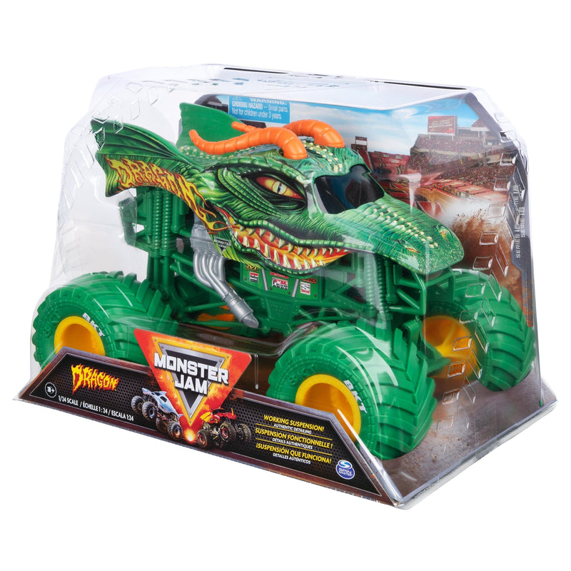 Monster Jam, 1:24 Scale Monster Truck - Dragon - Shelburne Country Store
