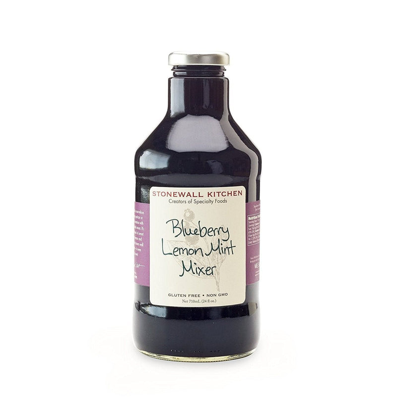 Stonewall Kitchen Blueberry Lemon Mint Mixer  - 24 fl oz bottle - Shelburne Country Store