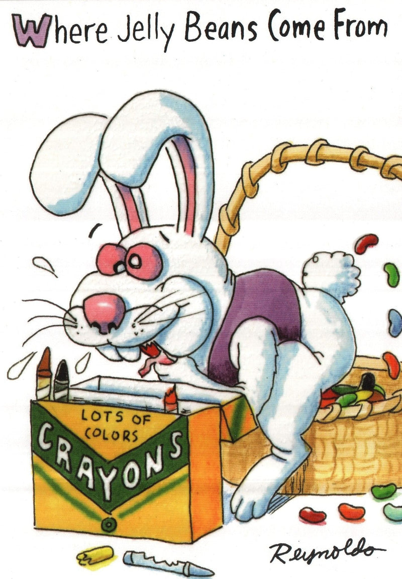 Where Jelly Beans Come From Easter Greeting Card - Shelburne Country Store