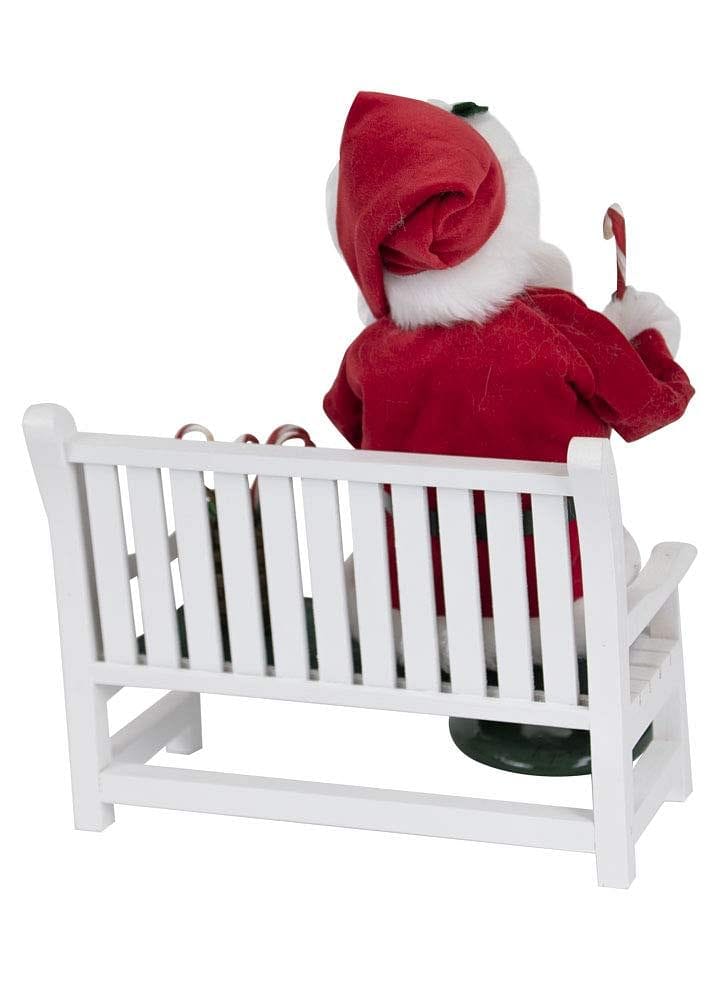 Santa On Bench - Shelburne Country Store