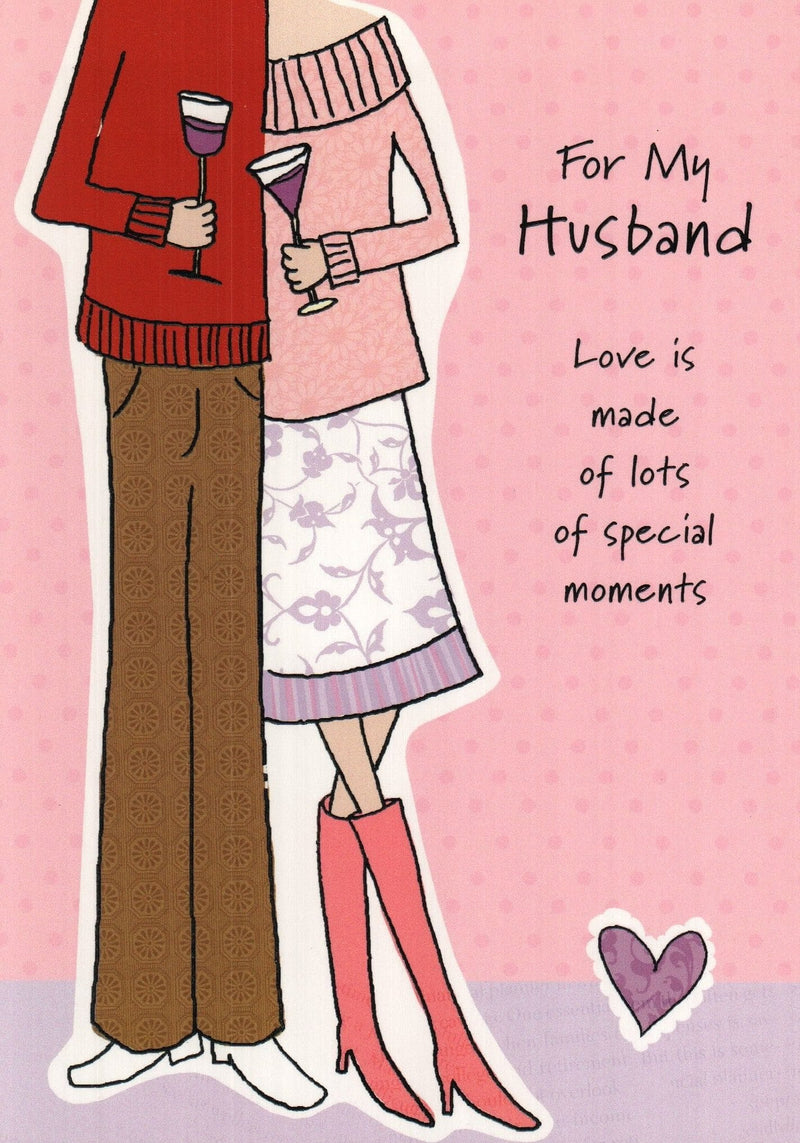 For My Husband Love Is Made of Lots Of Special Moments Valentine's Day Card - Shelburne Country Store