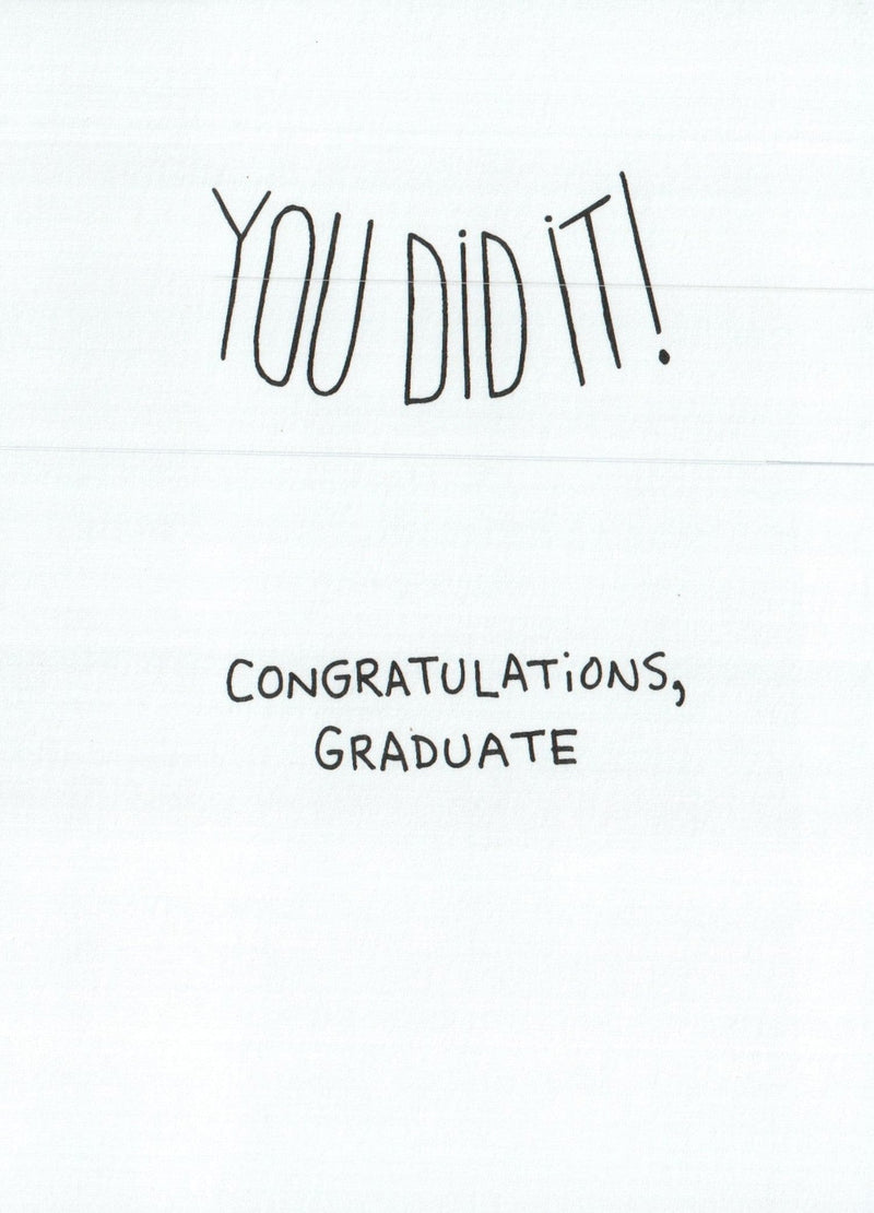 You did it Graduation Card - Shelburne Country Store