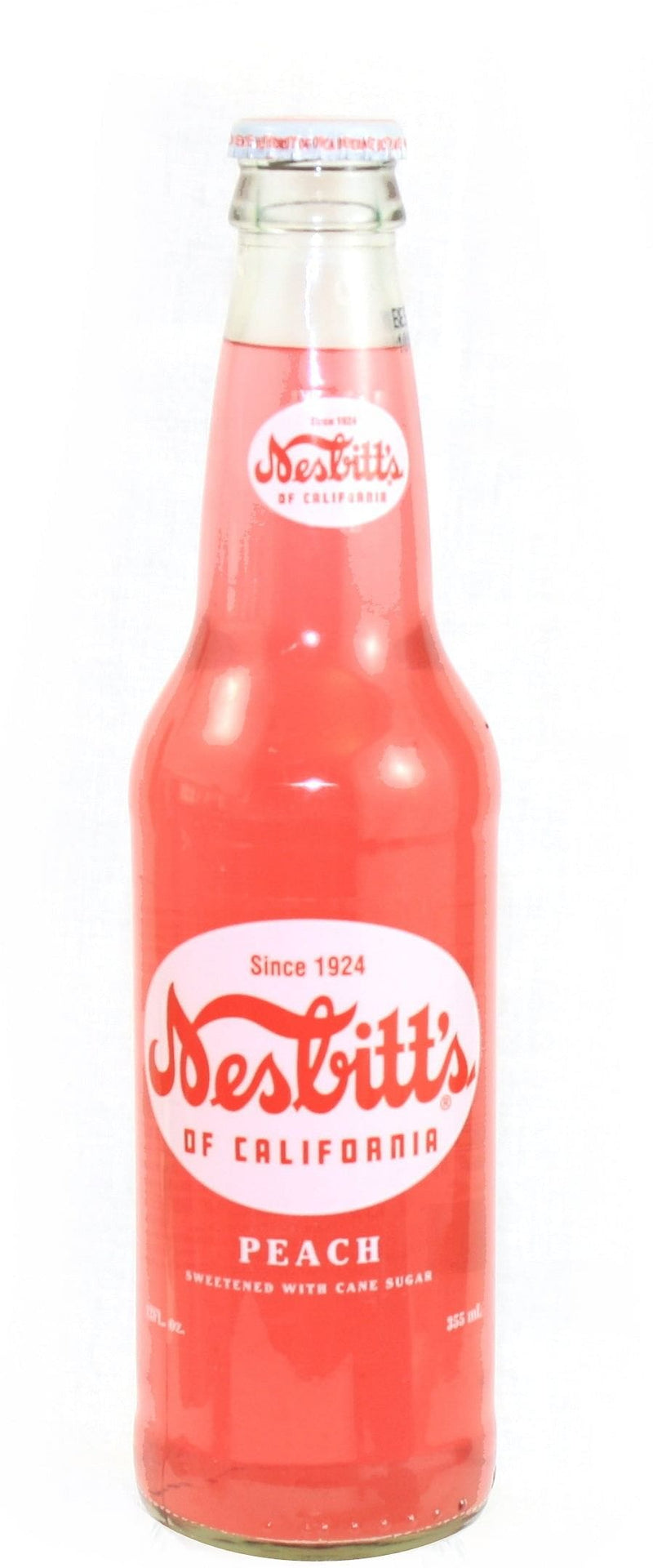 Nesbitts Glass Soda Bottle - Peach - Shelburne Country Store