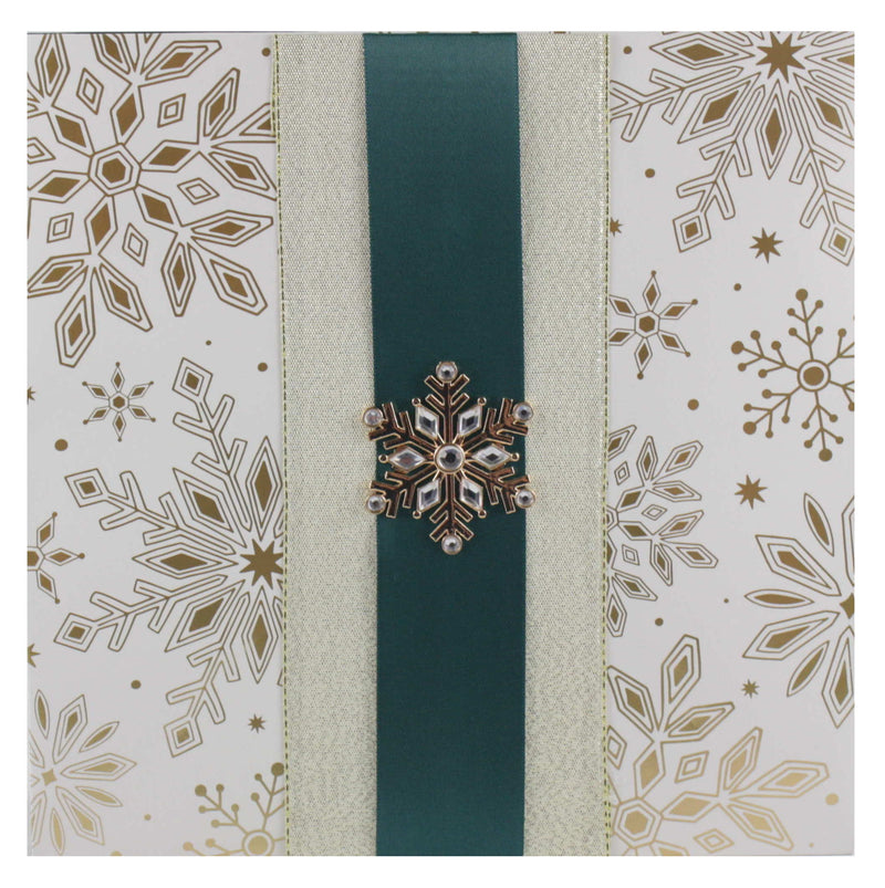 Medium Snowflake Elegant Christmas Bag - Shelburne Country Store