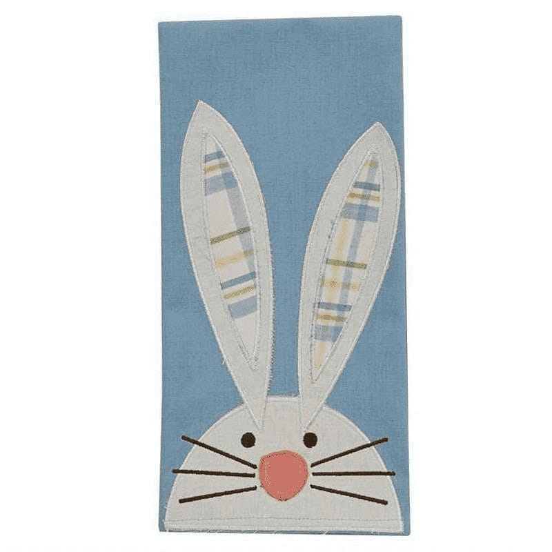 Bunny Appliqued Dish Towel - Shelburne Country Store