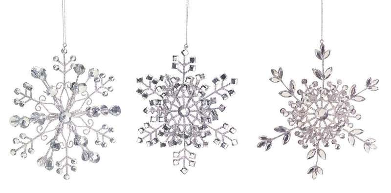 Crystal Snowflake Ornament - Square - Shelburne Country Store
