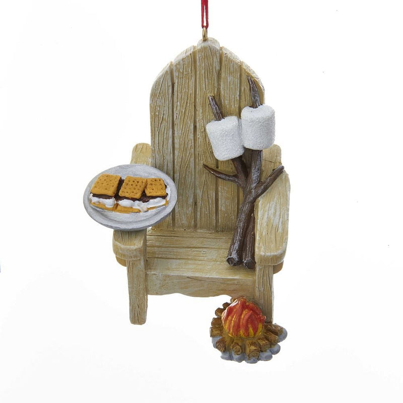 Adirondack Chair and S'mores Ornament - Shelburne Country Store