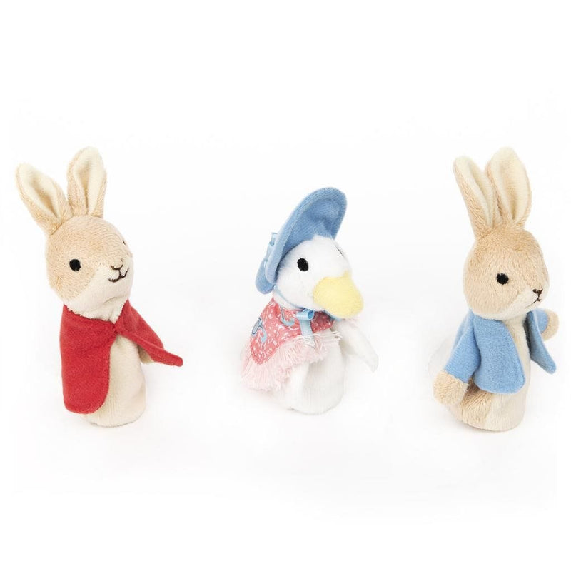 Beatrix Potter Finger Puppets Set of 3 - 3 inch - Shelburne Country Store
