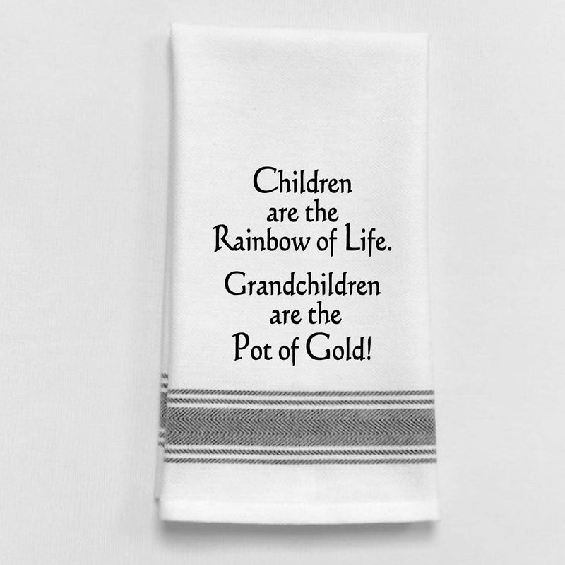 Dish Towel - Children Are The Rainbow of Life - Shelburne Country Store