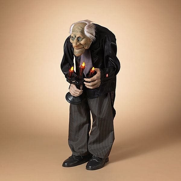 3 Foot Lighted Animated Scary Butler with Sound. - Shelburne Country Store