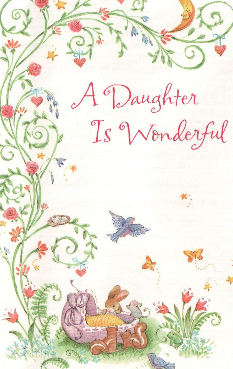 A Daughter is Wonderful Baby Card - Shelburne Country Store