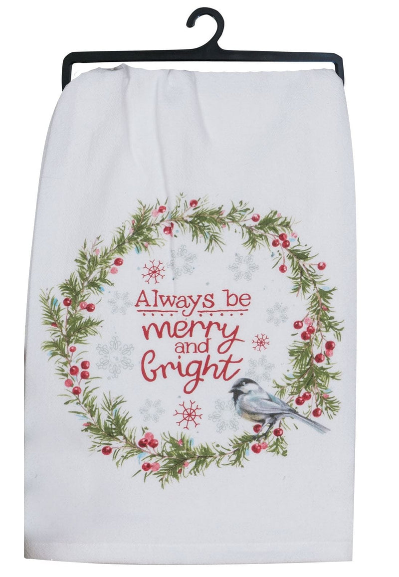 Merry Bright Krinkle Flour Sack Towel - Shelburne Country Store