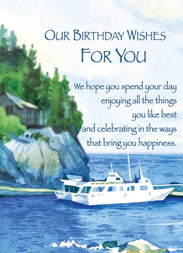 Our Birthday Wishes For You Card - Shelburne Country Store