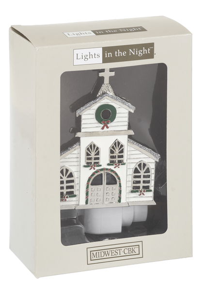 Christmas Church Nightlight - Shelburne Country Store